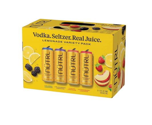 Nutrl Lemonade Hard Seltzer Variety Pack 12oz 8-Pack Can
