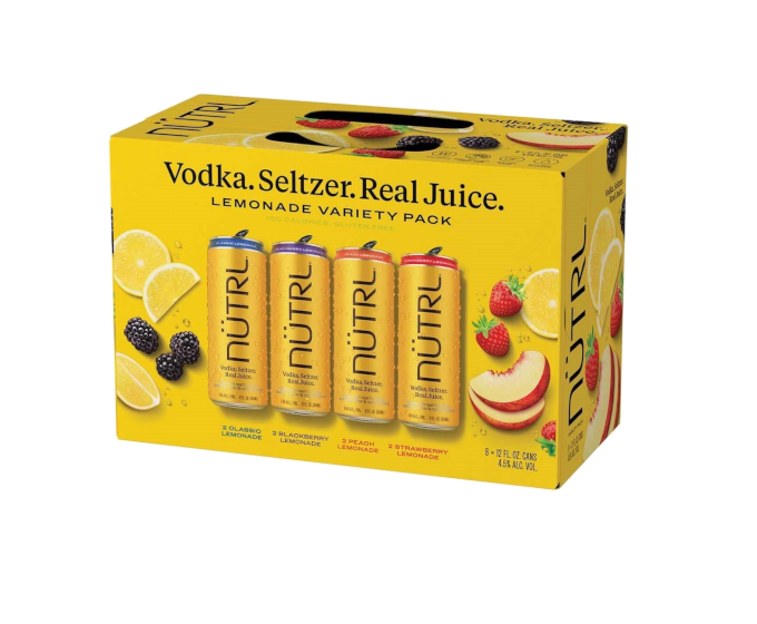 Nutrl Lemonade Hard Seltzer Variety Pack 12oz 8-Pack Can