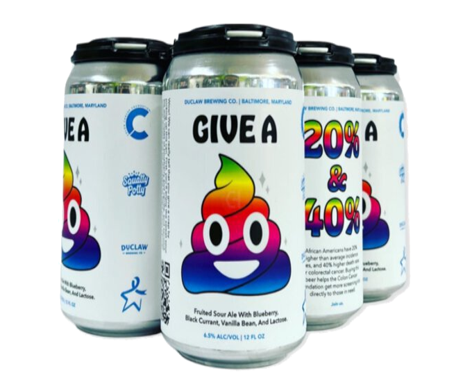 Duclaw Give a Crap Sour Ale 12oz 6-Pack Can