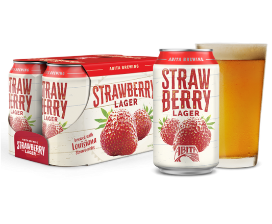 Abita Strawberry Lager 12oz 6-Pack Can