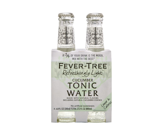 Fever Tree Light Cucumber Tonic 6.8oz 4-Pack