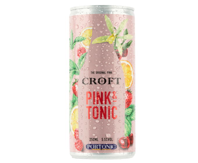 Croft Pink & Tonic 250ml 4-Pack Can