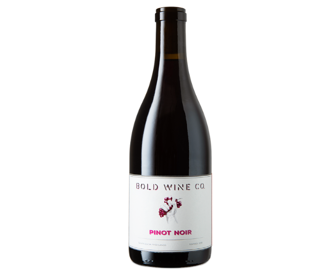 Bold Wine Co Monterey Pinot Noir 2018/2019 750ml (No Barcode)
