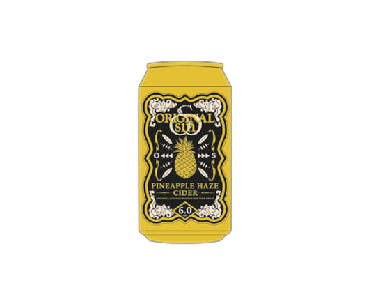 Original Sin Pineapple Haze Cider 12oz 6-Pack Can