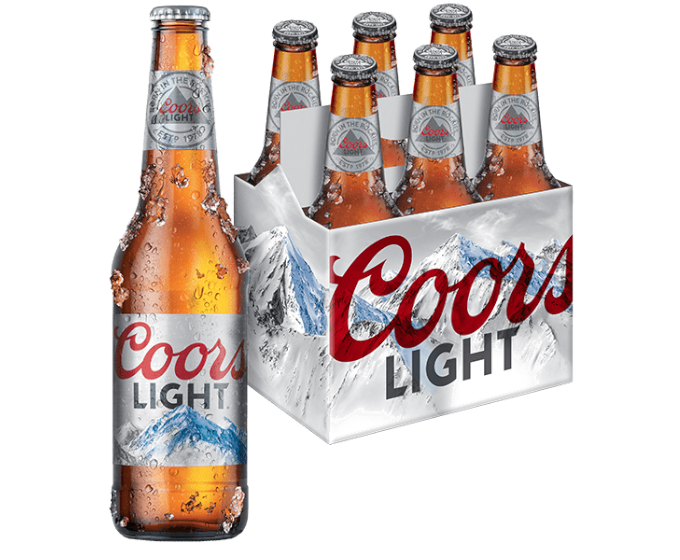 Coors Light 12oz 6-Pack Bottle