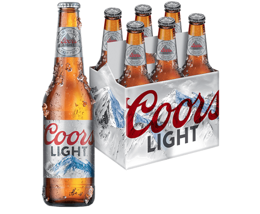 Coors Light 12oz 6-Pack Bottle