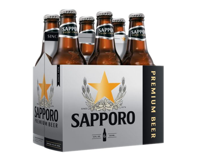 Sapporo Premium 12oz 6-Pack Bottle