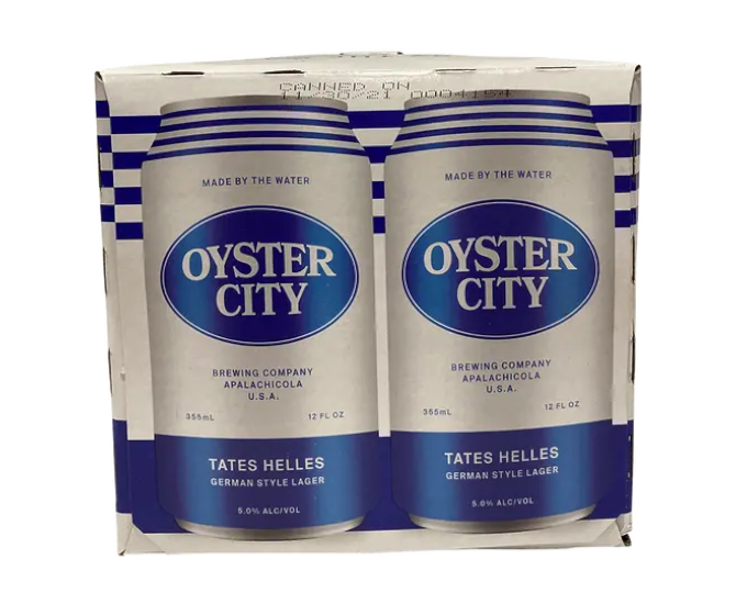 Oyster City Tates Helles Lager 12oz 6-Pack Can