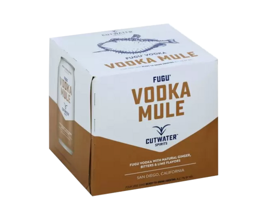 Cutwater Fugu Vodka Mule 12oz 4-Pack Can