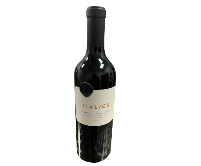 Italics Coombsville Grown Cabernet Sauv 2018 750ml (No Barcode)