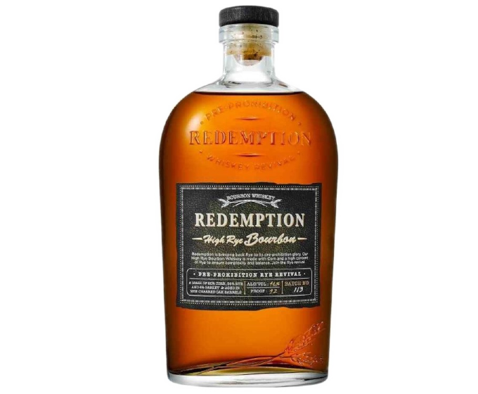 Redemption High Rye Bourbon 750ml