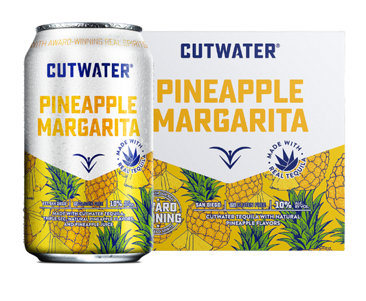 Cutwater Pineapple Margarita 12oz 4-Pack Can