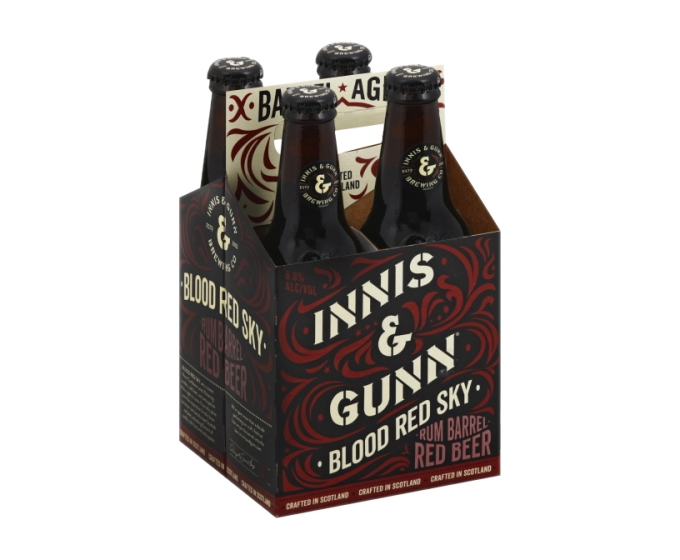 Innis & Gunn Rum Aged Blood Red Sky 12oz 4-Pack Bottle