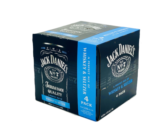 Jack Daniels Tennessee Whiskey & Seltzer 12oz 4-Pack Can (DNO P2 & P3)