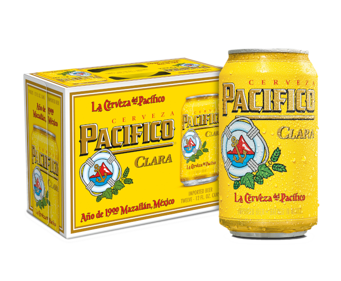 Cerveza Pacifico Clara 12oz 12-Pack Can