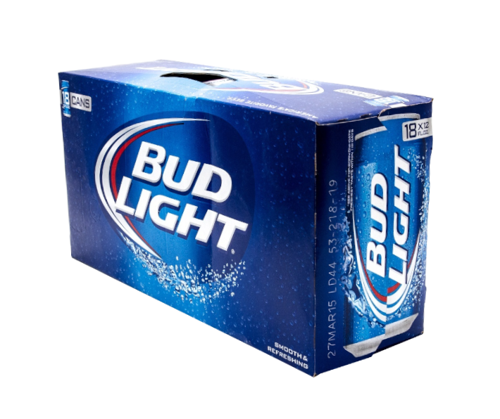 Bud Light 12oz 18-Pack Can