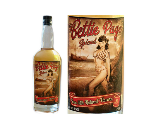 Bettie Page Spiced Rum 750ml