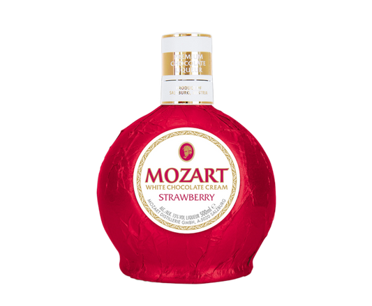 Mozart White Chocolate Strawberry Liqueur 750ml (DNO P2)
