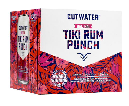 Cutwater Tiki Rum Punch 12oz 4-Pack Can