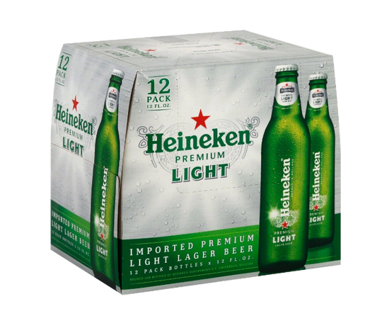 Heineken Light 12oz 12-Pack Bottle