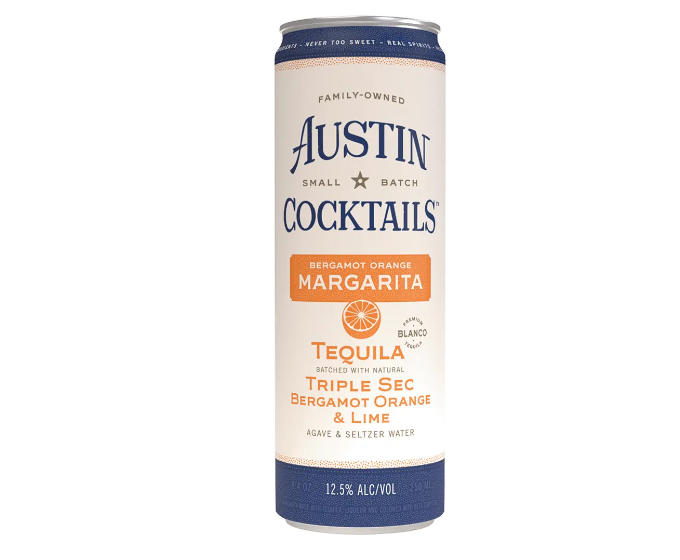 Austin Sparkling Bergamot Orange Margarita 8.4oz 4-Pack Can