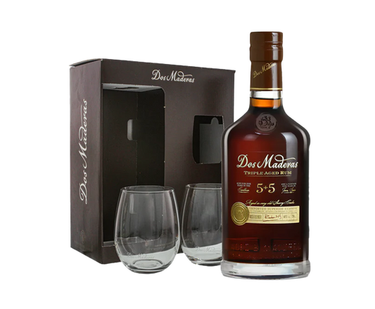 Dos Maderas 5+5 Years Gift Set 750ml (With 2 Glass)