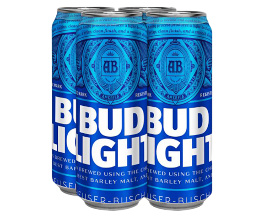 Bud Light 16oz 4-Pack Can