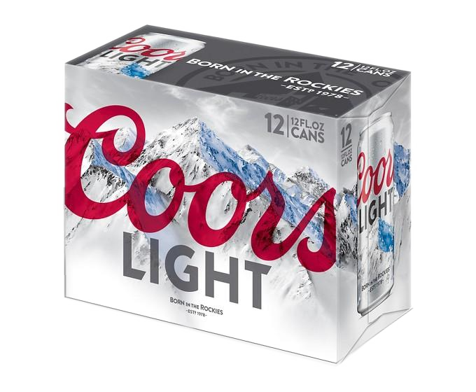 Coors Light 12oz 12-Pack Can