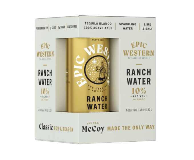 Epic Western Ranch Water 355ml 4-Pack Can