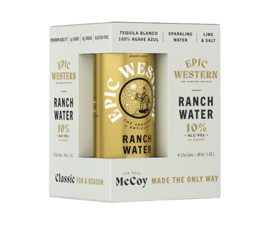 Epic Western Ranch Water 355ml 4-Pack Can