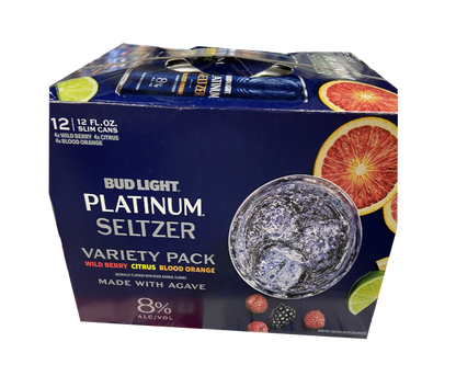 Bud Light Seltzer Platinum Variety Pack 12oz 12-Pack Can