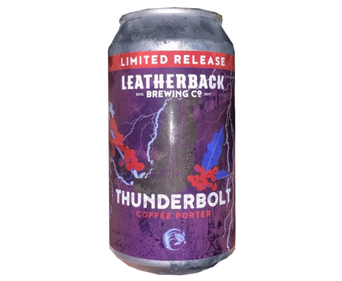 Leatherback Thunderbolt Coffee Porter 12oz 6-Pack Can