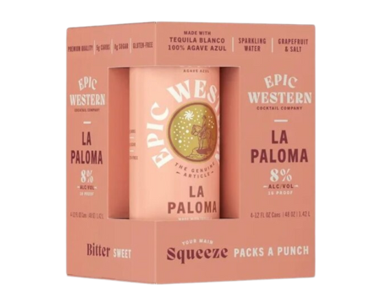 Epic Western La Paloma 355ml 4-Pack Can