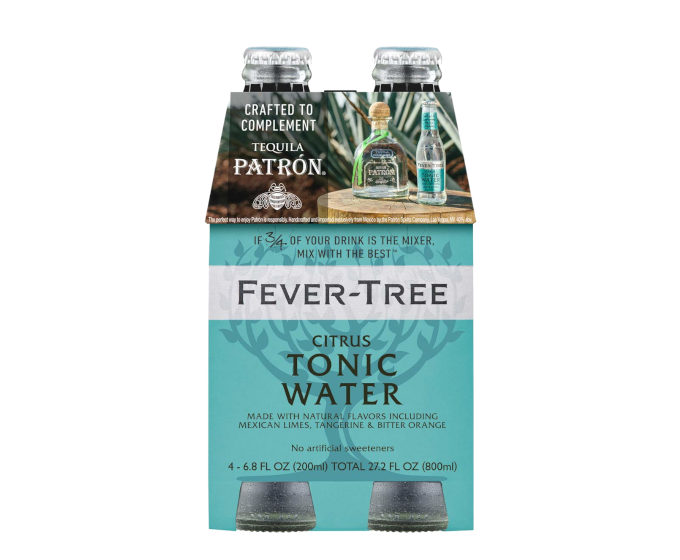 Fever Tree Citrus Tonic Water 6.8oz 4-Pack