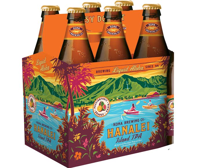 Kona Hanalei Island IPA 12oz 6-Pack Bottle