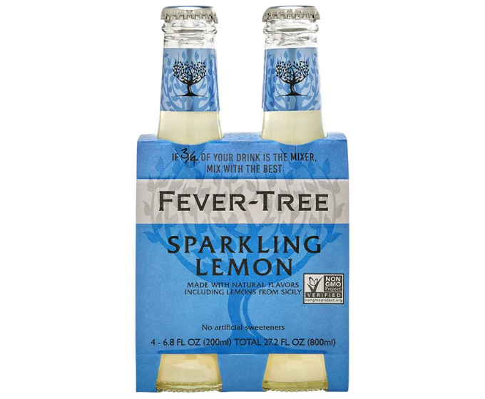 Fever Tree Sicilian Lemonade 6.8oz 4-Pack