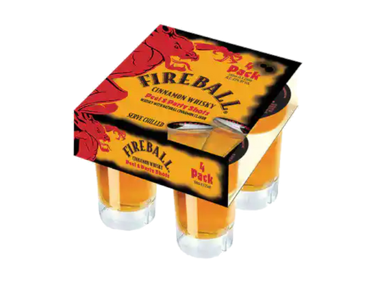 Fireball Party Shot 100ml (4x25ml)