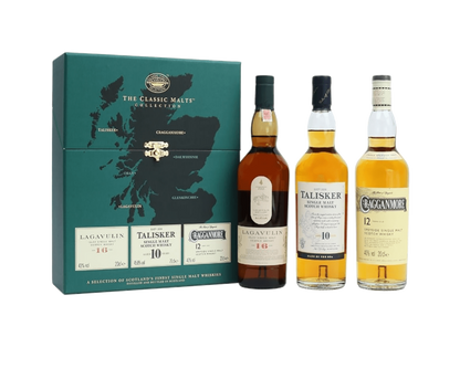 The Classic Malts Collection Single Malt 200ml 3-Pack