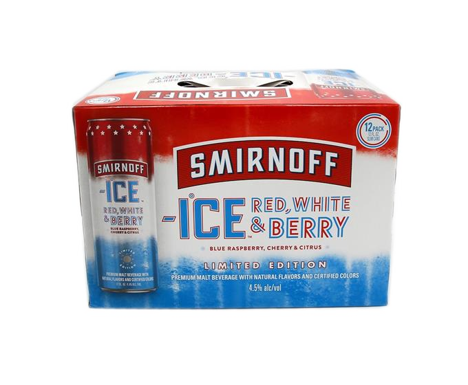 Smirnoff Ice Red White & Berry 12oz 12-Pack Can