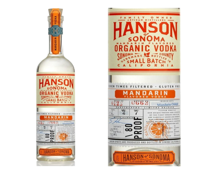 Hanson of Sonoma Mandarin Organic 750ml
