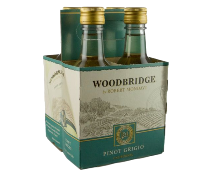 Robert Mondavi Woodbridge Pinot Grigio 187ml 4-Pack Bottle