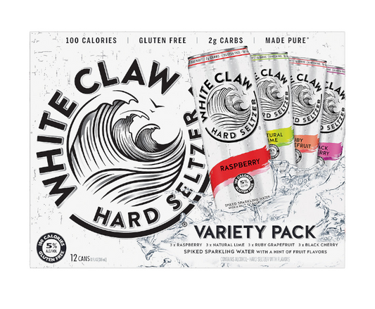 White Claw Hard Seltzer Variety Pack # 2 12-Pack Can (DNO P1)