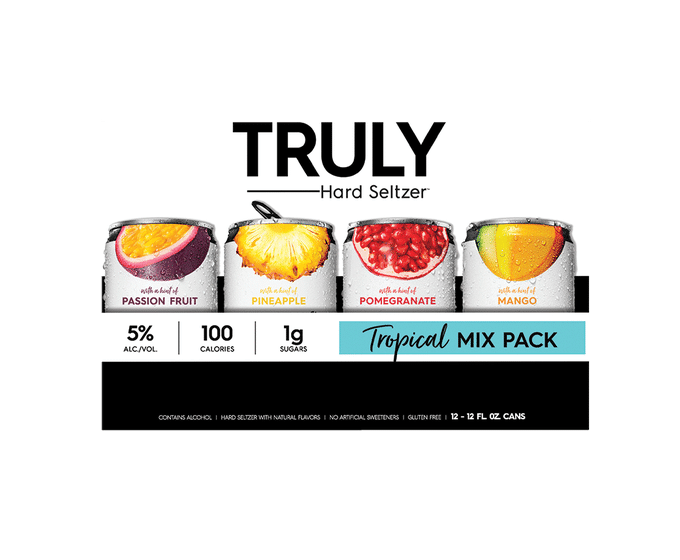 Truly Hard Seltzer Variety Tropical 12oz 12-Pack Can