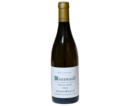 Arnaud Baillot Meursault Sous La Velle 2020 750ml (No Barcode)