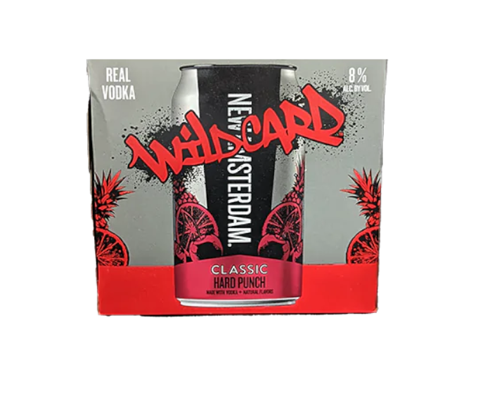 New Amsterdam Wild Card Classic Hard Punch 355ml 4-Pack Can