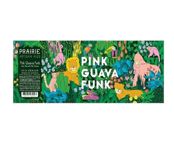 Prairie Artisan Ales Pink Guava Funk Sour Ale 12oz 4-Pack Can