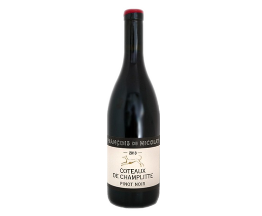 Francois de Nicolay Coteaux de Champlitte Pinot Noir 2018 750ml (No Barcode)