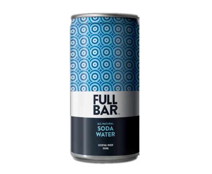 Fullbar Soda Water 200ml Single Can