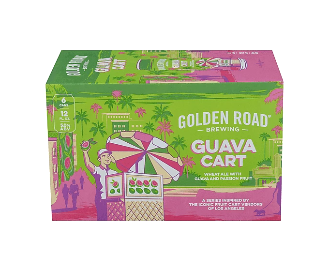 Golden Road Guava Cart 12oz 6-Pack Can