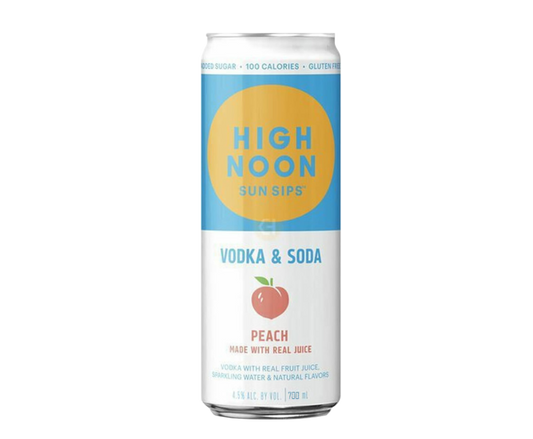 High Noon Vodka & Soda Peach 700ml Can (DNO P2)